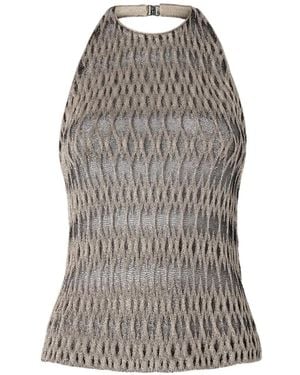 Missoni Haut Dos Nu À Motif - Grey