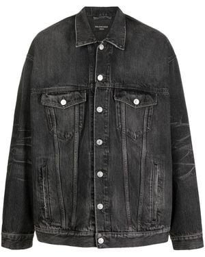 Balenciaga Denim Jackets - Black