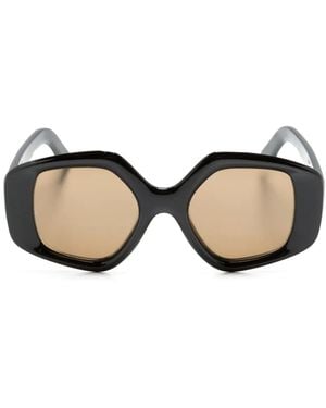 LAPIMA Stella Oversized-Frame Sunglasses - Natural