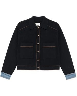Sandro Long-Sleeve Buttoned Cardigan - Black