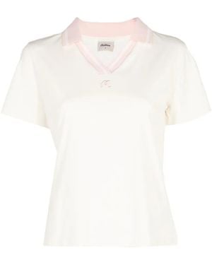 Malbon Golf T-Shirt Carlota À Col Polo - White