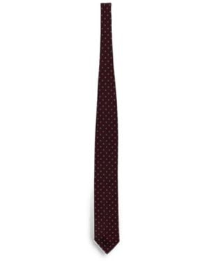 ZEGNA Brera Micro-Floral Tie - Red