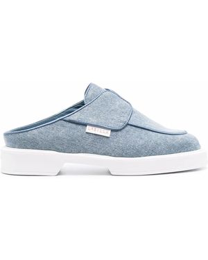 Le Silla Mules Yacht Con Punta Smussata - Blu