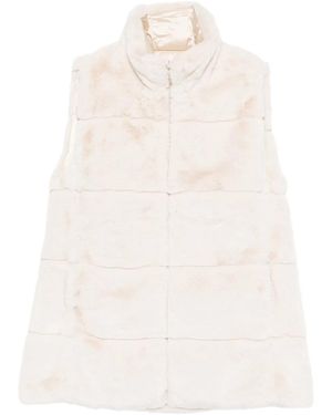 Save The Duck Faux-Fur Vest - White