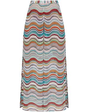 Missoni High-Waisted Trousers - Grey