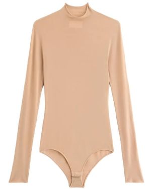 Maison Margiela Body De Manga Larga Second Skin - Blanco