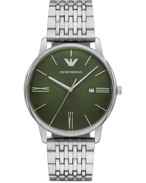 Emporio Armani ステンレススチール 42mm 腕時計 - グリーン