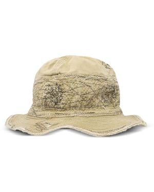 Kapital The Old And The Sea Bucket Hat - Natural