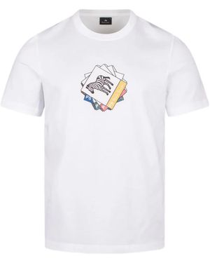 Mps Camiseta Zebra - Blanco