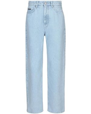 Dolce & Gabbana High-Waisted Slim-Legged Jeans - Blue