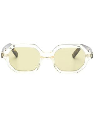 Lgr Lunettes De Soleil Zanzibar Bold À Monture Géométrique - Metallic