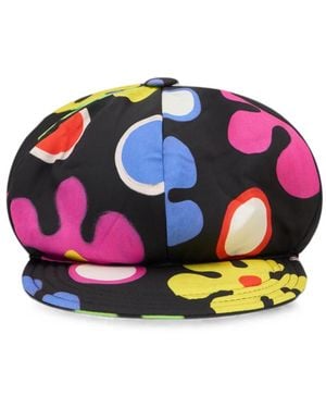 Moschino Floral-Print Cap - Pink