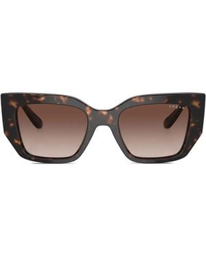 Vogue Eyewear Vo5583S Geometric-Frame Sunglasses - Brown