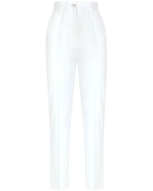 Dolce & Gabbana Cotton Pants For - White