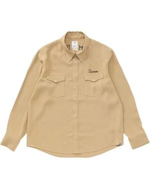 Visvim Camisa Four Corners - Neutro