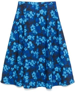 Ulla Johnson Vianne Midi Skirt - Blue