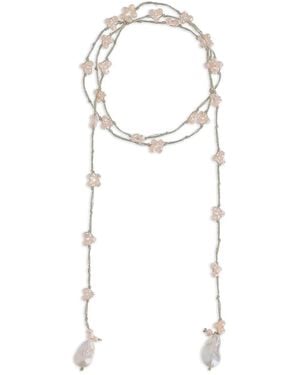 Mela Collar Con Detalles - Blanco