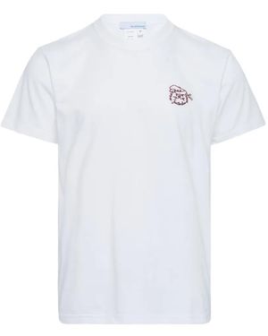 JUNTAE KIM Embroidery T-Shirt - White