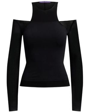 Ralph Lauren Maxine Layered Racerback Top - Black