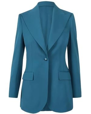 Dolce & Gabbana Single-Breasted Blazer - Blue