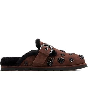 Stuart Weitzman Mules Chrystie À Boucle - Brown