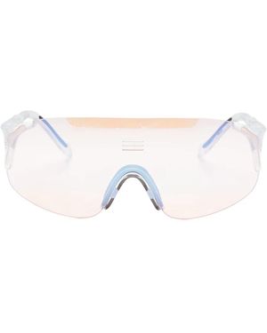 Alba Optics Jumbo Shield-Frame Sunglasses - Natural