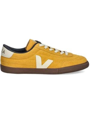Veja Panenka Scalloped Trainers - Yellow