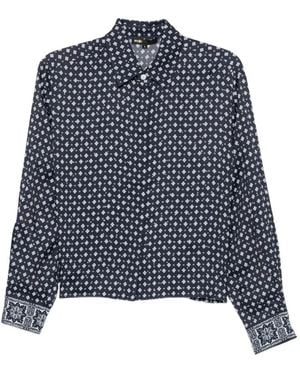 Maje Long-Sleeve Shirt - Blue