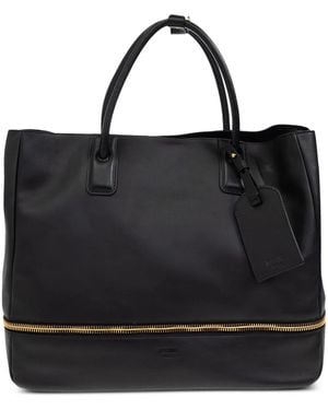Moschino Tote Bag mit Reißverschlussdetail - Schwarz