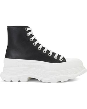 McQueen Tread Slick Sneakers - Black