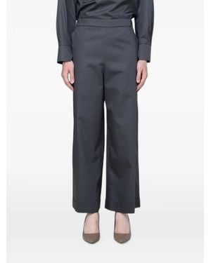 Max Mara High-Waisted Trousers - Blue