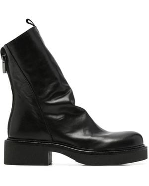METISSE Slouchy Stiefeletten Mit Reißverschluss - Schwarz