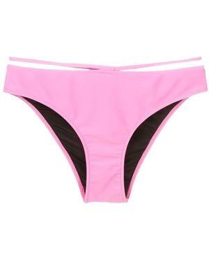 Gloria Coelho String-Waistband Detail Bikini Bottoms - Pink