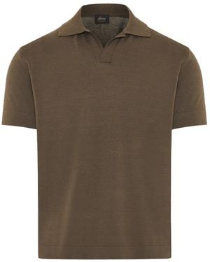 Brioni Short-Sleeve T-Shirt - Brown