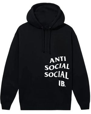 ANTI SOCIAL SOCIAL CLUB Hoodie En Coton À Logo Imprimé - Bleu