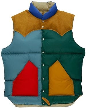 Fortela Patch Pockets Gilets - Blue