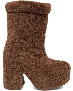 Inuikii 100Mm Shearling Boots - Brown