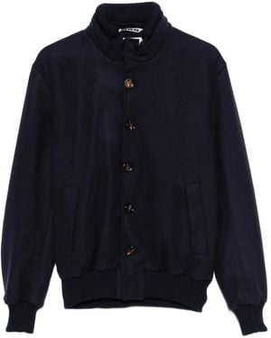 KIRED Bomberjacke mit Knopfverschluss - Blau