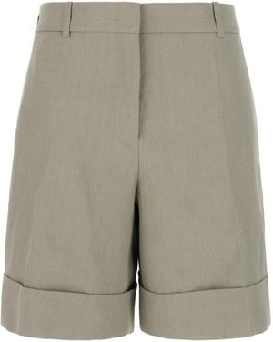 Jil Sander Linen Shorts - Grey