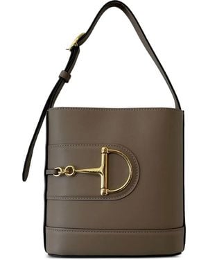 Gucci Horsebit Bucket Bag - Black