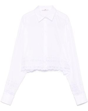 Ermanno Scervino Lace-Detailed Shirt - White