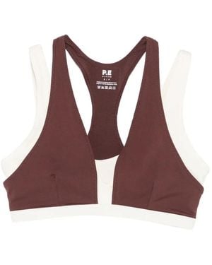P.E Nation Unity Layered Sports Bra - Purple