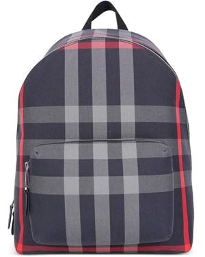 Burberry Sac À Dos Jeff Check - Blue