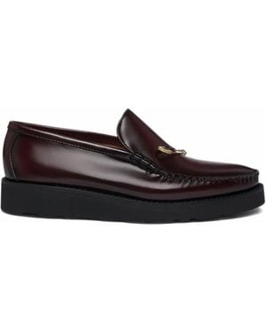 G.H. Bass & Co. X Nepenthes Loafer Mit Sicherheitsnadel-Detail - Weiß