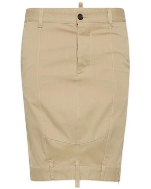 DSquared² X Bettter Chino Midi Skirt - Natural