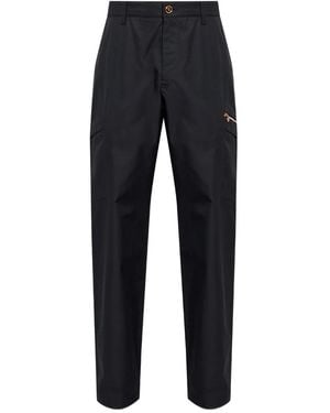 Versace Zip-Pocket Trousers - Blue