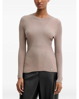 Guess Hanna Ribbed Jumper - Grey