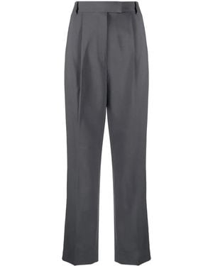 Frankie Shop Bea Straight-Leg Pants - Gray
