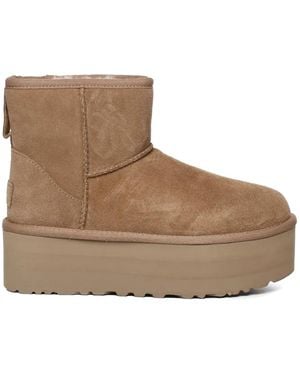 UGG Platform Mini Boots - Brown