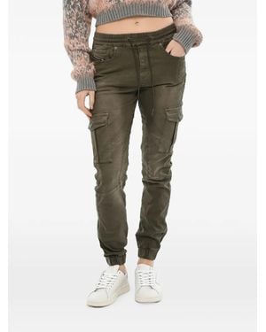 DIESEL Elastic-Waist Cargo Trousers - Natural